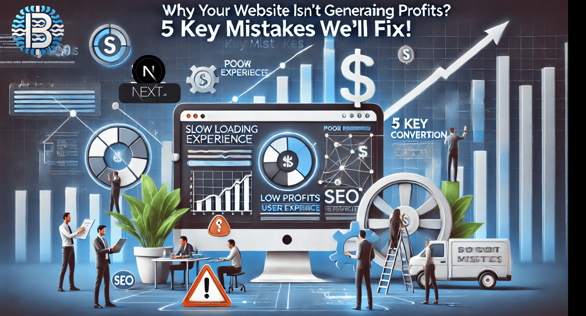 Why Your Website Isn’t Generating Profits? 5 Key Mistakes We’ll Fix!